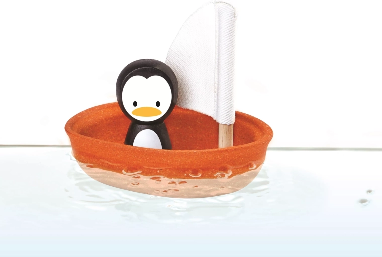 PlanToys ιστιοφόρο με πιγκουίνο