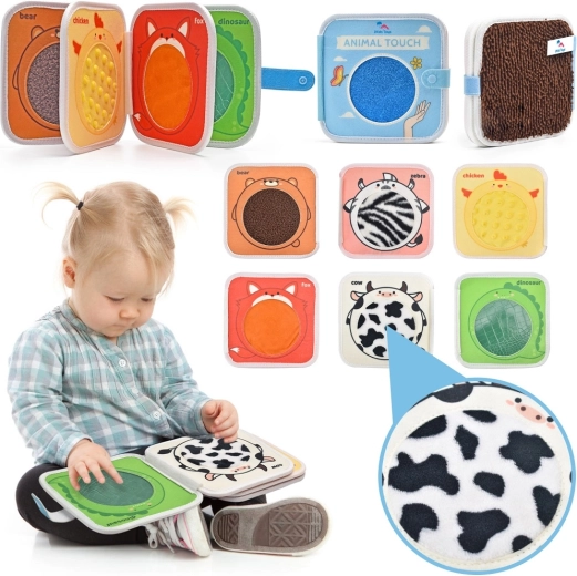 2Kids Toys αισθητηριακό βιβλιαράκι ζωάκια - 1 τεμάχιο