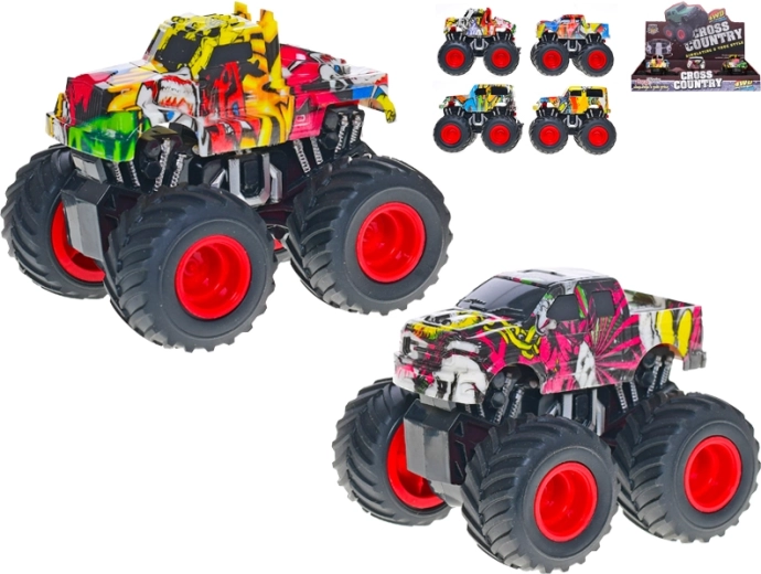 Monster truck με μηχανισμό αδράνειας 12 cm