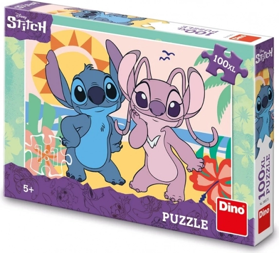 Παζλ Dino Stitch στην παραλία 100 XL κομμάτια