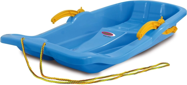 Έλκηθρο χιονιού Snow Play Karol 80 cm μπλε με φρένα