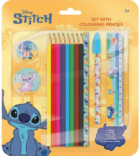 Σετ ξυλομπογιές Lilo & Stitch