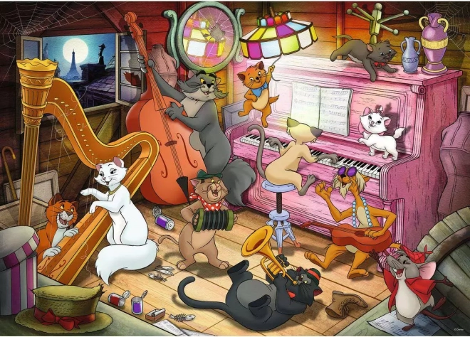 Παζλ Ravensburger Disney Οι Αριστόγατες 1000 κομματιών
