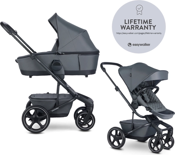 Easywalker harvey⁵ premium συνδυαστικό καρότσι 2σε1 – Mineral Grey