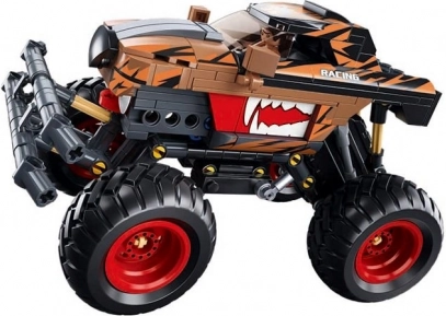 Sluban Power Bricks κουρδιστό αγωνιστικό όχημα off-road πορτοκαλί-μαύρο