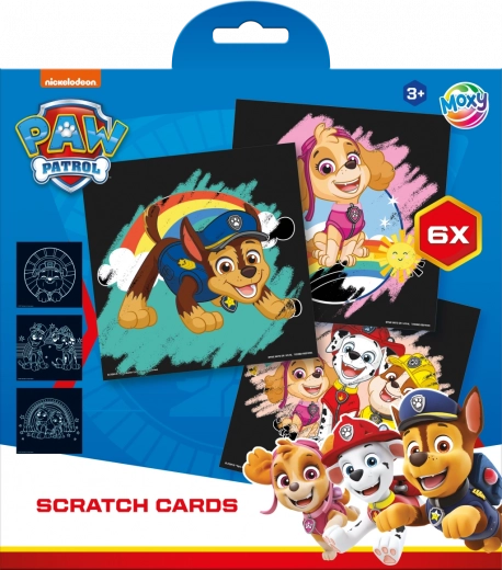 Εικόνες ξυσίματος Paw Patrol 6 τεμ.