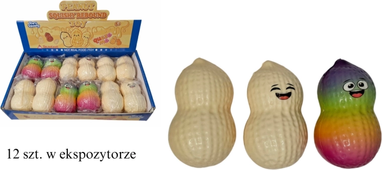 Gniotek Fistaszek – μαλακό αντιστρες παιχνίδι συμπίεσης (squishy)