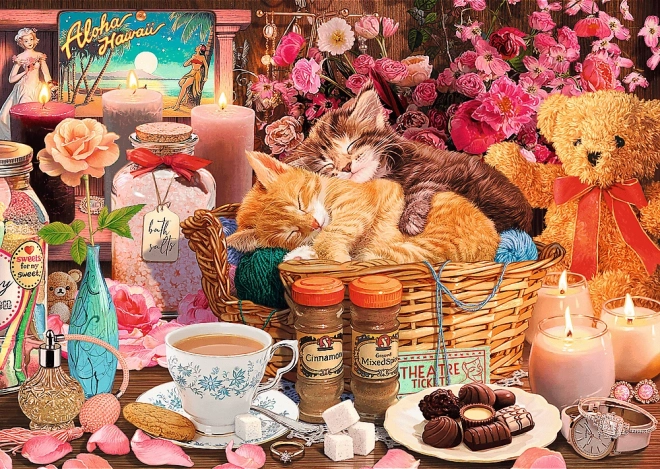 Premium παζλ Trefl Premium Plus Tea Time Όλα Όμορφα 1000 κομμάτια