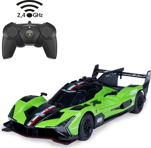 Τηλεκατευθυνόμενο αυτοκίνητο Lamborghini SC63 LMDH 1:24 πράσινο