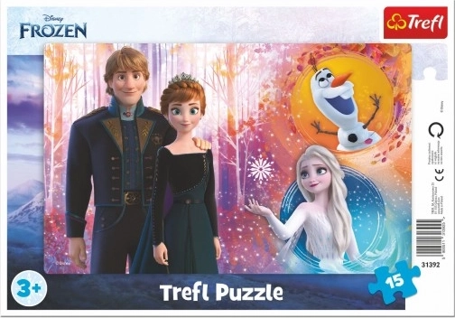 Παζλ Frozen: Ευτυχισμένες αναμνήσεις 15 κομμάτια