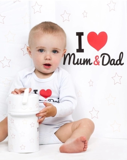 Πρωτότυπο τύπωμα «I Love Mum and Dad»
