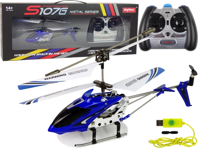 RC ελικόπτερο SYMA S107G μπλε