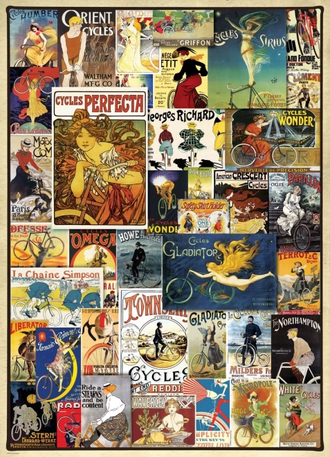 Παζλ Eurographics Vintage ποδηλατικές αφίσες 1000 κομμάτια