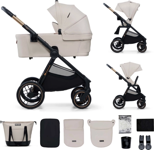 Kinderkraft συνδυαστικό καρότσι Nea 2 2σε1 beige