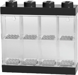 Συλλεκτική βιτρίνα LEGO για 8 μίνι φιγούρες – μαύρη