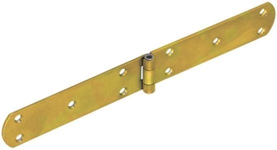 Γαλλικός μεντεσές 300 × 38 × 2,5 mm, κίτρινος γαλβανισμένος χάλυβας