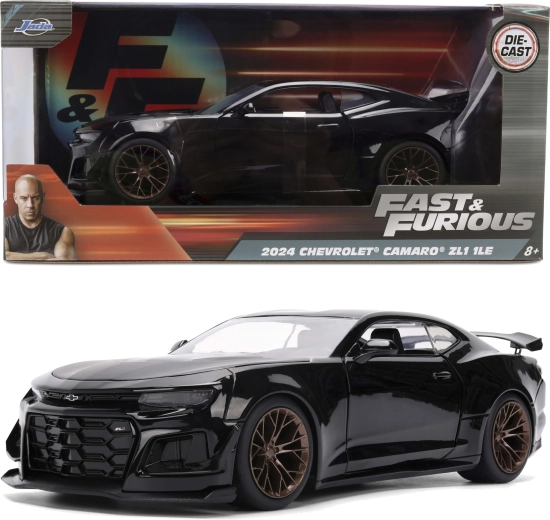 Μοντέλο αυτοκινήτου 2024 Chevrolet Camaro ZL1 FAST & FURIOUS 19 cm