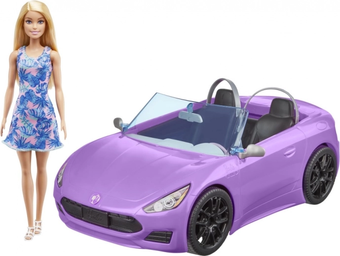 Barbie κάμπριο και κούκλα