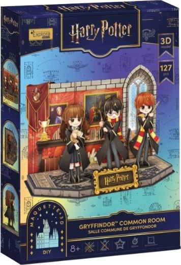 Cubic Fun Harry Potter δωμάτιο της κοινόχρηστης αίθουσας του Γκρίφιντορ 3D παζλ