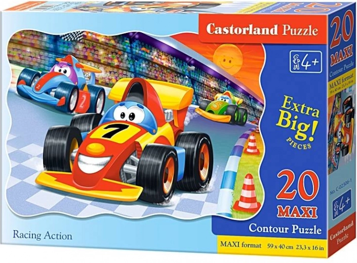 Maxi παζλ 20 κομματιών Racing Action – Racing