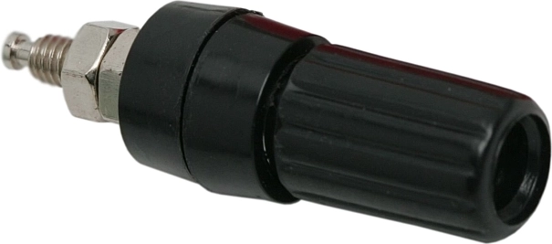 Μαύρη υποδοχή μπανάνας πάνελ 4 mm