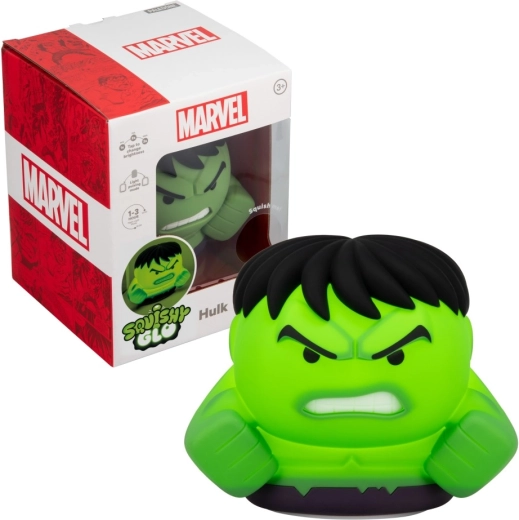 Marvel SquishyGlo Hulk – μαλακή φιγούρα πίεσης που φωτίζει