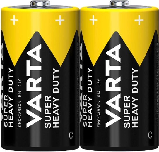 Μπαταρίες C R14 VARTA SuperLife ψευδαργύρου-άνθρακα (2 τεμ.)