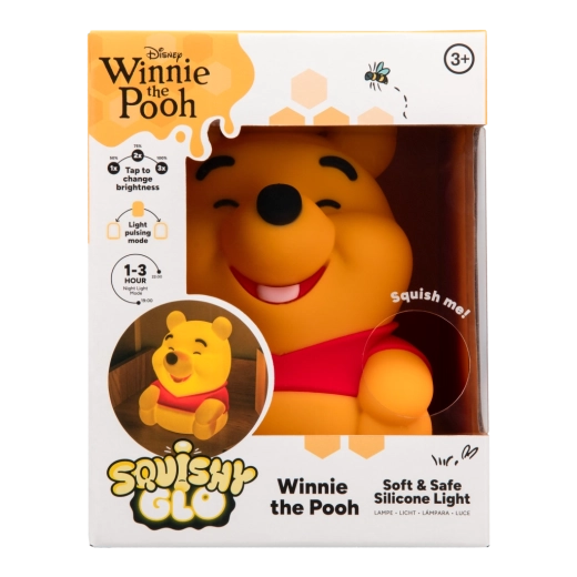 Σιλικονούχο φωτάκι SquishyGlo Disney Winnie the Pooh