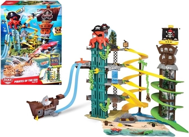 Dickie Toys Πειρατές στη θάλασσα – πολυώροφο πάρκινγκ