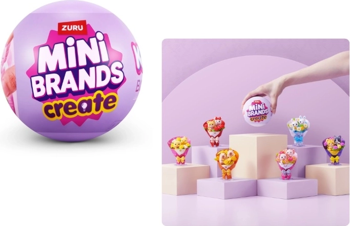 ZURU Mini Brands Create μίνι kawaii ανθοδέσμη - 1 τεμάχιο