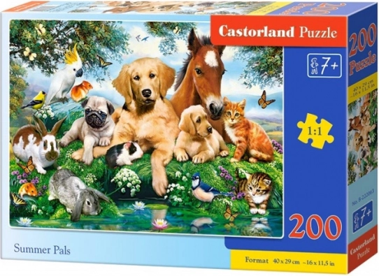 Παζλ 200 κομματιών Summer Pals
