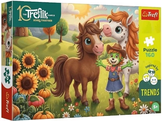 Παζλ Trefl 160 κομμάτια αλογάκι (Η οικογένεια Treflik)