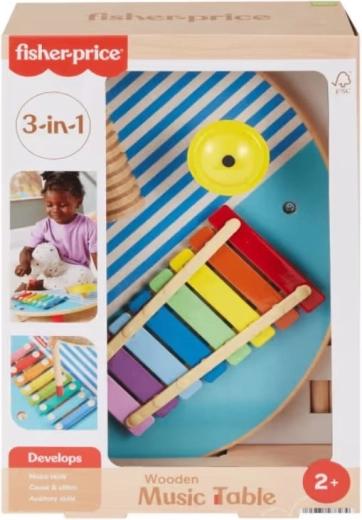 Ξύλινο μουσικό τραπεζάκι FISHER-PRICE