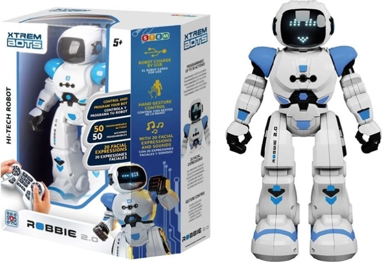 Xtrem Bots Robbie 2.0 – διαδραστικό προγραμματιζόμενο ρομπότ με τηλεχειρισμό