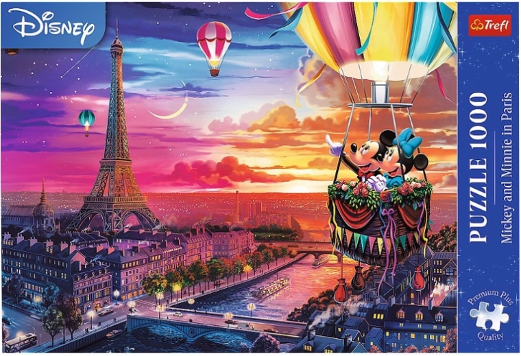 Παζλ 1000 Premium Plus – MICKEY και MINNIE στο ΠΑΡΙΣΙ