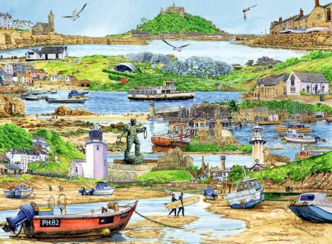 Παζλ Ravensburger Απόδραση στην Κορνουάλη 500 κομμάτια