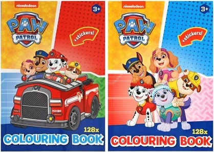 Βιβλίο ζωγραφικής PAW PATROL A4 με αυτοκόλλητα
