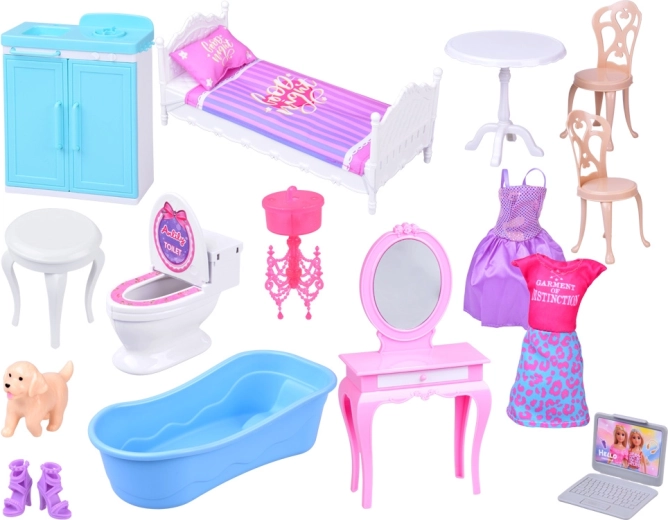 Βαλιτσάκι με πλούσια αξεσουάρ