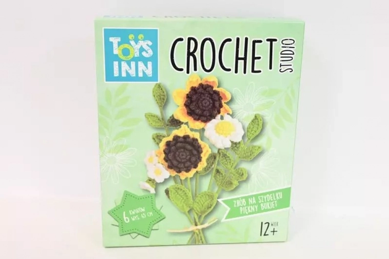 Σετ πλεξίματος με βελονάκι Crochet Studio – ηλιοτρόπια