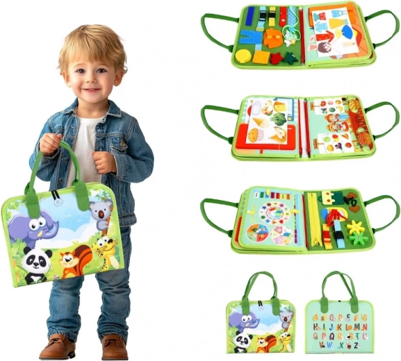 Αισθητηριακό busy book Safari 2Kids Toys