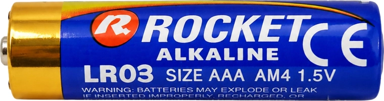 Αλκαλικές μπαταρίες Rocket AAA 1,5 V – συσκευασία 180 τεμ. (45×4)