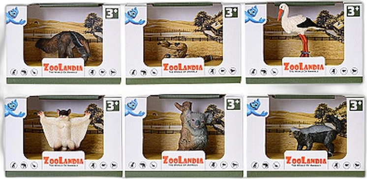 Zoolandia φιγούρα ζώου σαφάρι (6 είδη) - 1 τεμάχιο