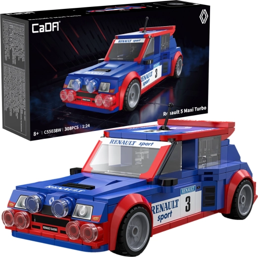 Σετ κατασκευής CaDA αγωνιστικό αυτοκίνητο RENAULT 5 Maxi Turbo, 308 κομμάτια