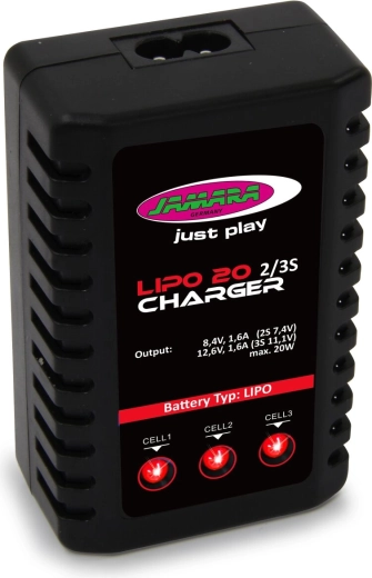Φορτιστής ρεύματος LiPo 2S/3S Jamara