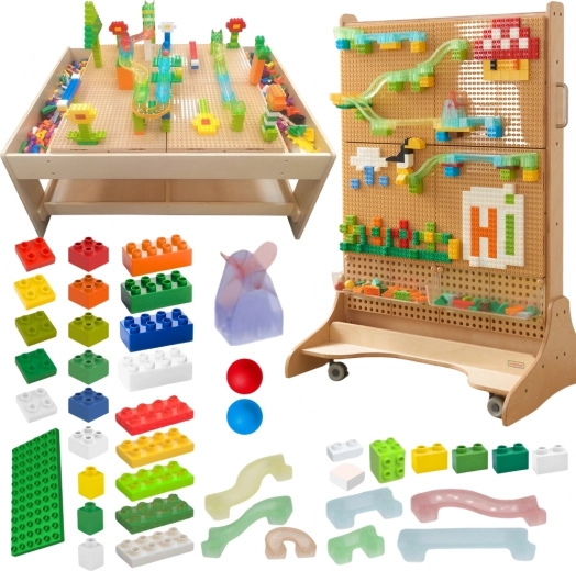 Κατασκευαστικό σετ μαρμάρινης πίστας STEM Masterkidz 359 τεμ.