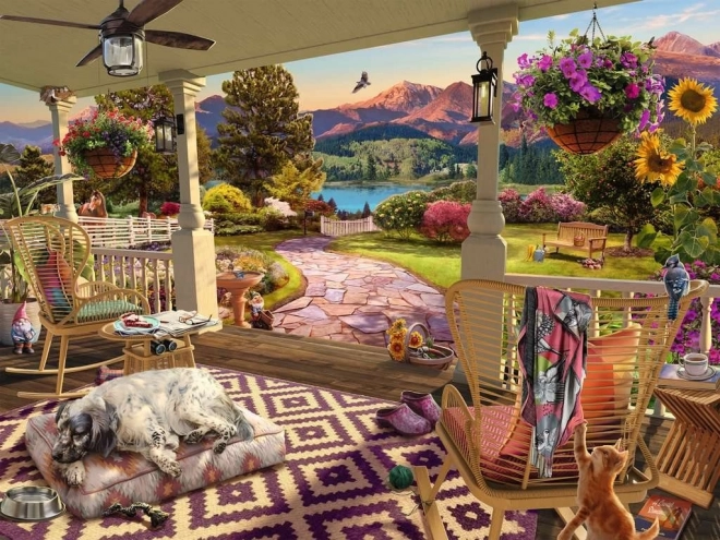 Παζλ Ravensburger ζεστή βεράντα 750 κομμάτια