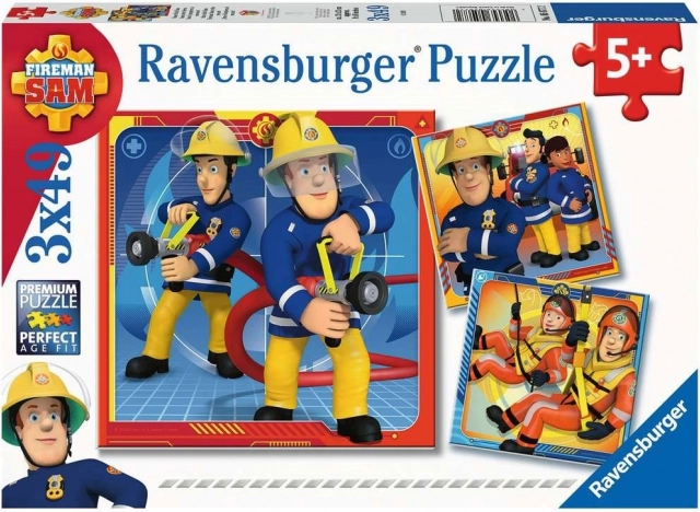 Ravensburger παζλ Πυροσβέστης Σαμ στη διάσωση 3x49 κομμάτια