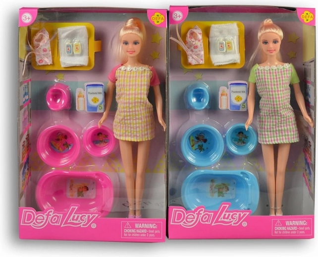 Κούκλα μαμά Lucy με αξεσουάρ