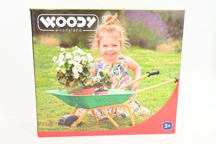 Παιδικό μεταλλικό πράσινο καρότσι κήπου Woodyland