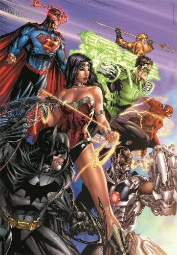 Παζλ 1000 κομματιών Compact DC Comics Λίγκα της Δικαιοσύνης (Justice League)